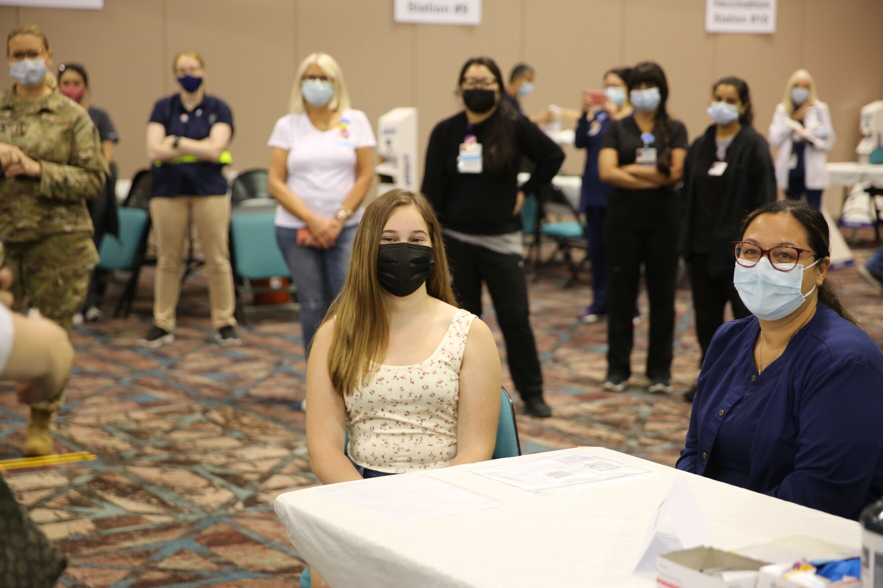 The final day of the Atlantic City Convention Center state run mega site for COVID-19 vaccinations Saturday, June 19, 2021.